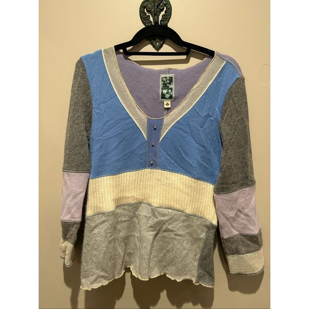 Burning torch cashmere sweater